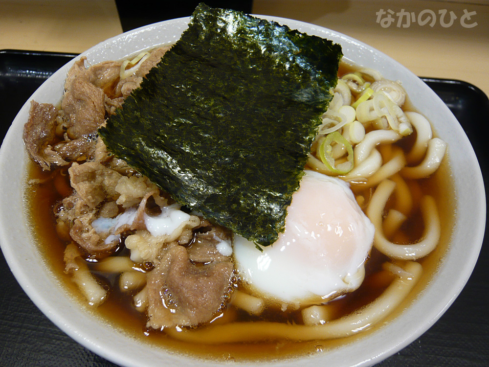 富士そば中野店の肉富士