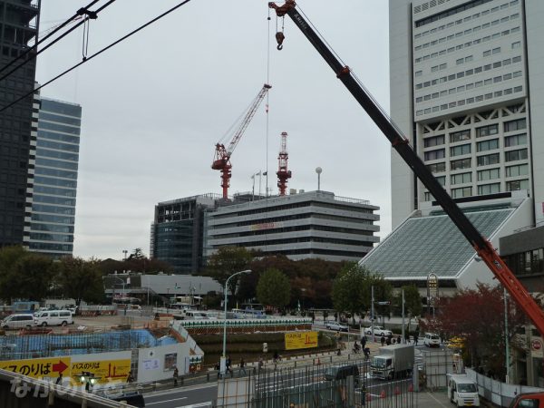 2011年11月18日の中野駅北口の再開発風景