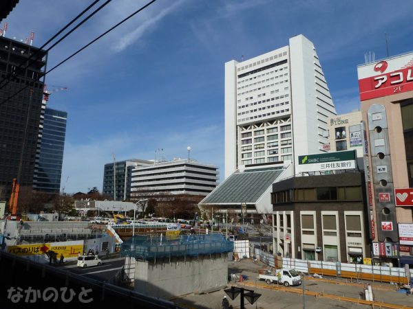 中野駅北口再開発風景