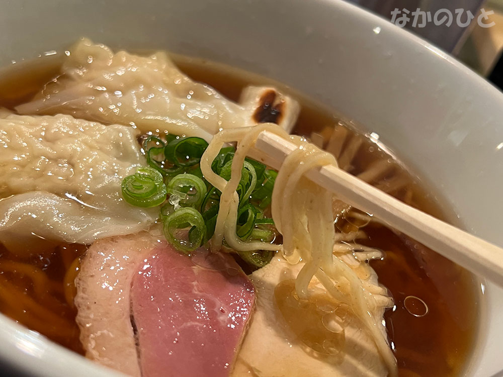 麺や正路の中華そばの麺